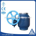 wcb welded ball valve with gearbox